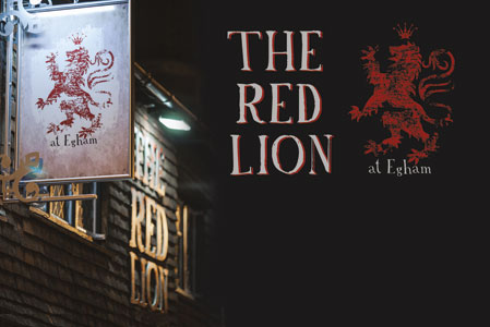 Red Lion Business Cards