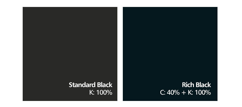 Rich black Print Colour Mode