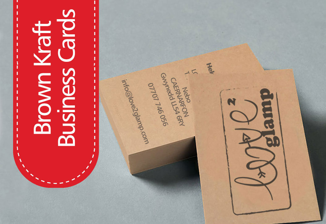 Brown Kraft Business Cards printing