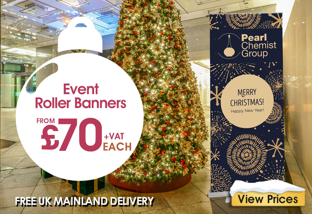 Christmas roller banner Printing