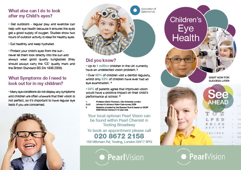 Optician Leaflet Printing and Design