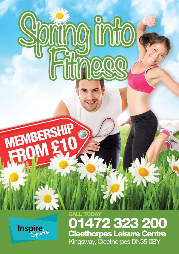 Leisure Centre Leaflets Printing and Design