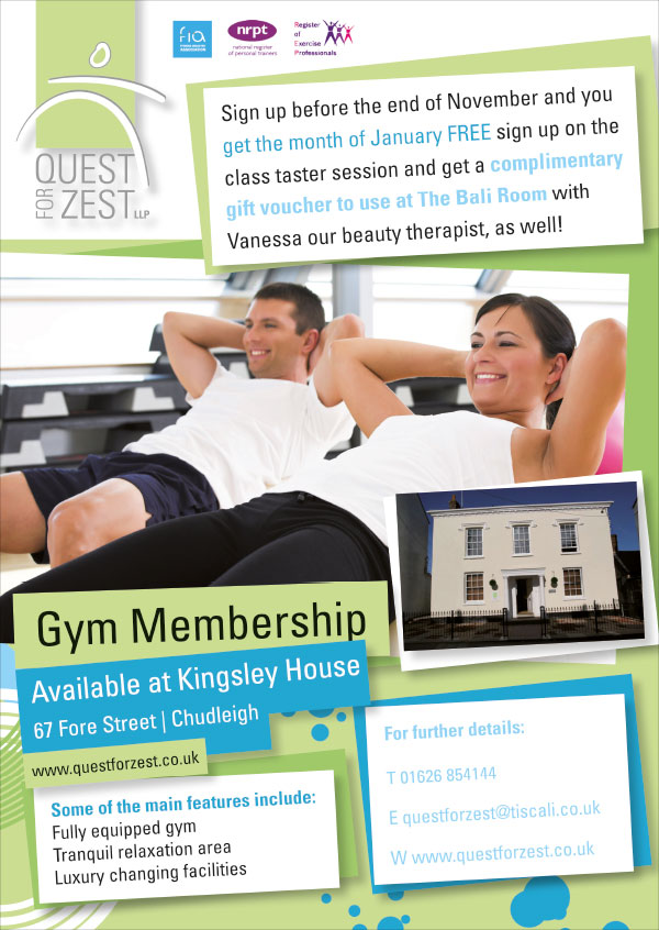 Personal Trainer Leaflet Printing and Design