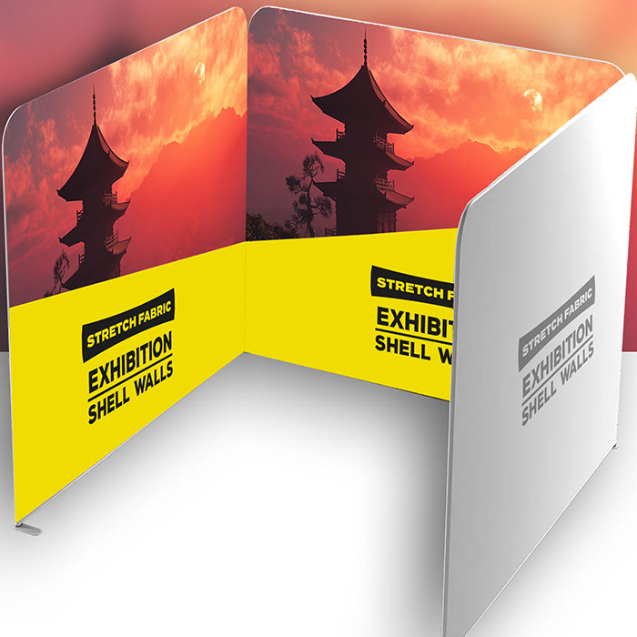 exhibition fabric shell stand Dartford