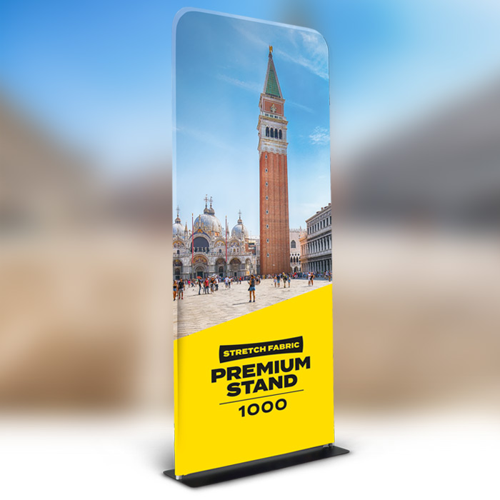 Stretch Fabric premium stand printing Covent Garden