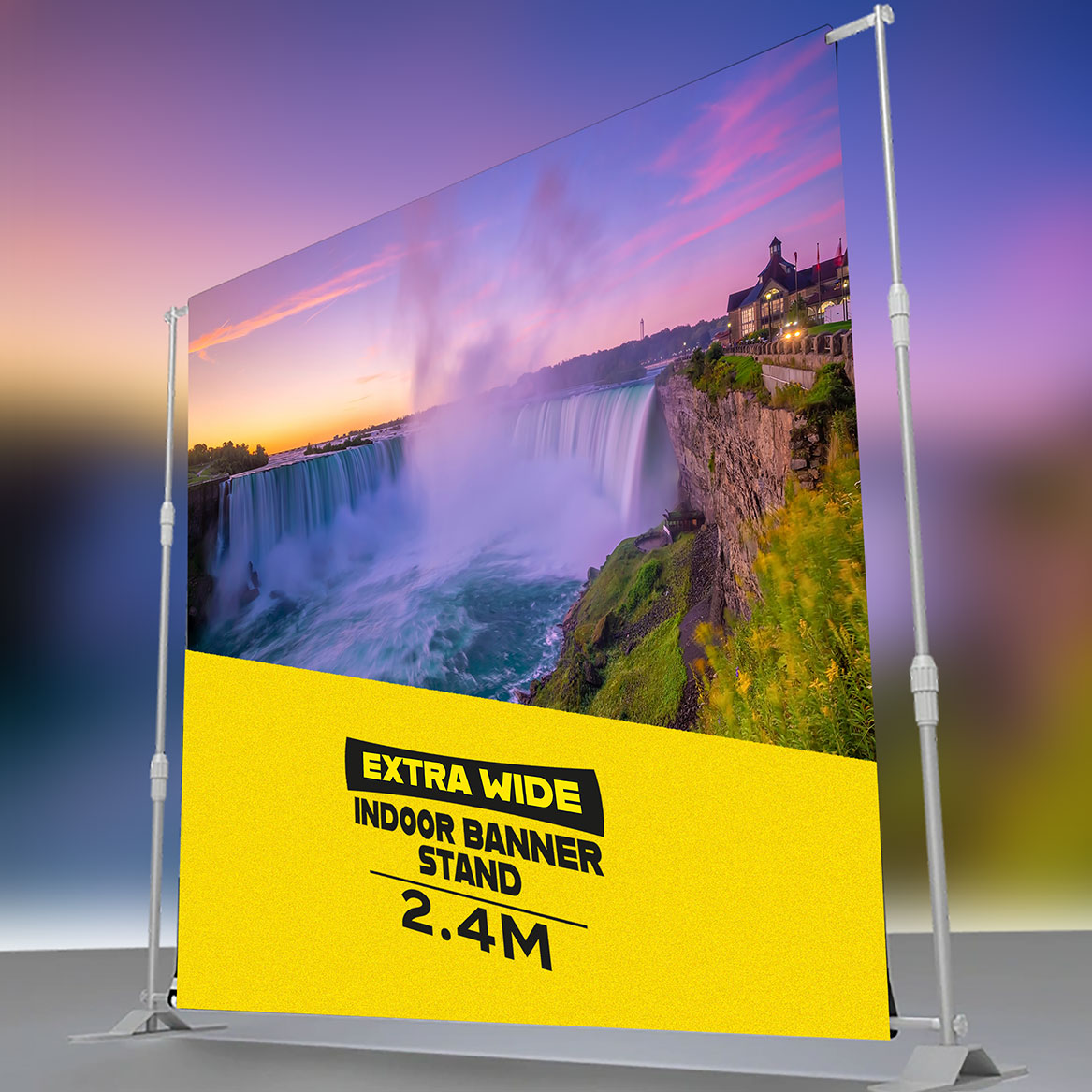 Extra Wide Indoor Banner Stand Dartford