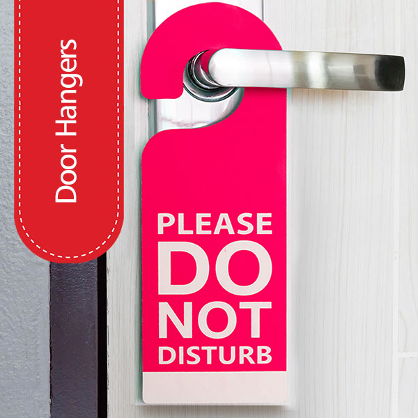 Hotel Door Hangers Printing and Design