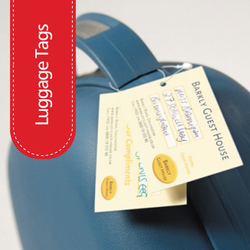 Custom Baggage & Luggage Tags for Hotels