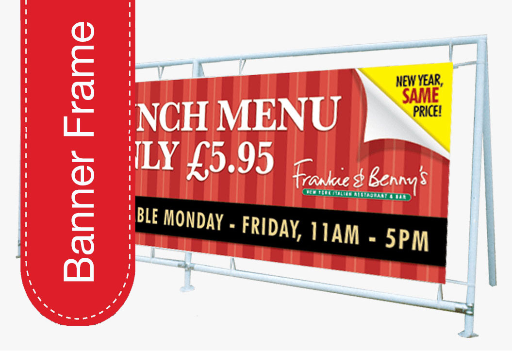 hotel Heavy Duty Banner Frame printing Leicester