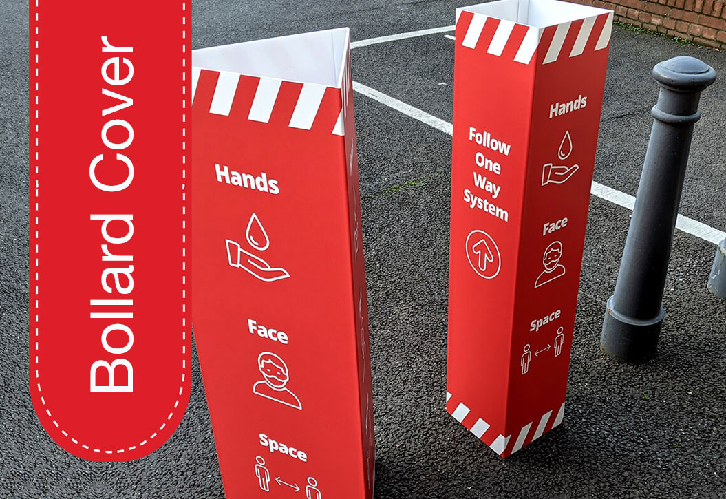 hotel Bollard covers printing Bovey Tracey