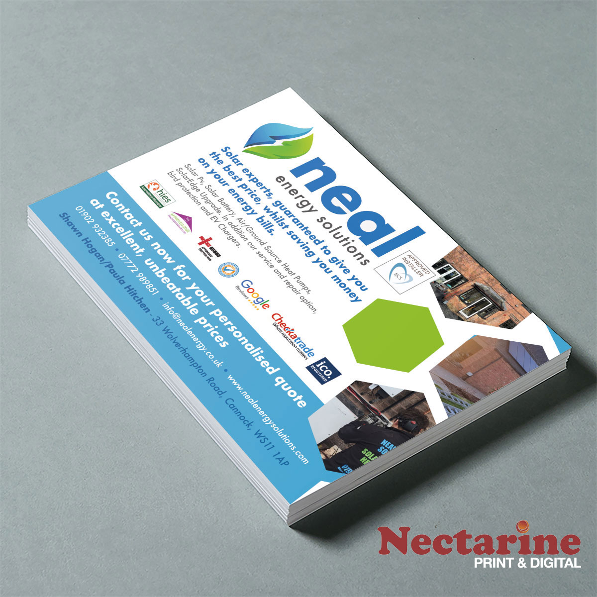 Green Energy leaflet Printing 