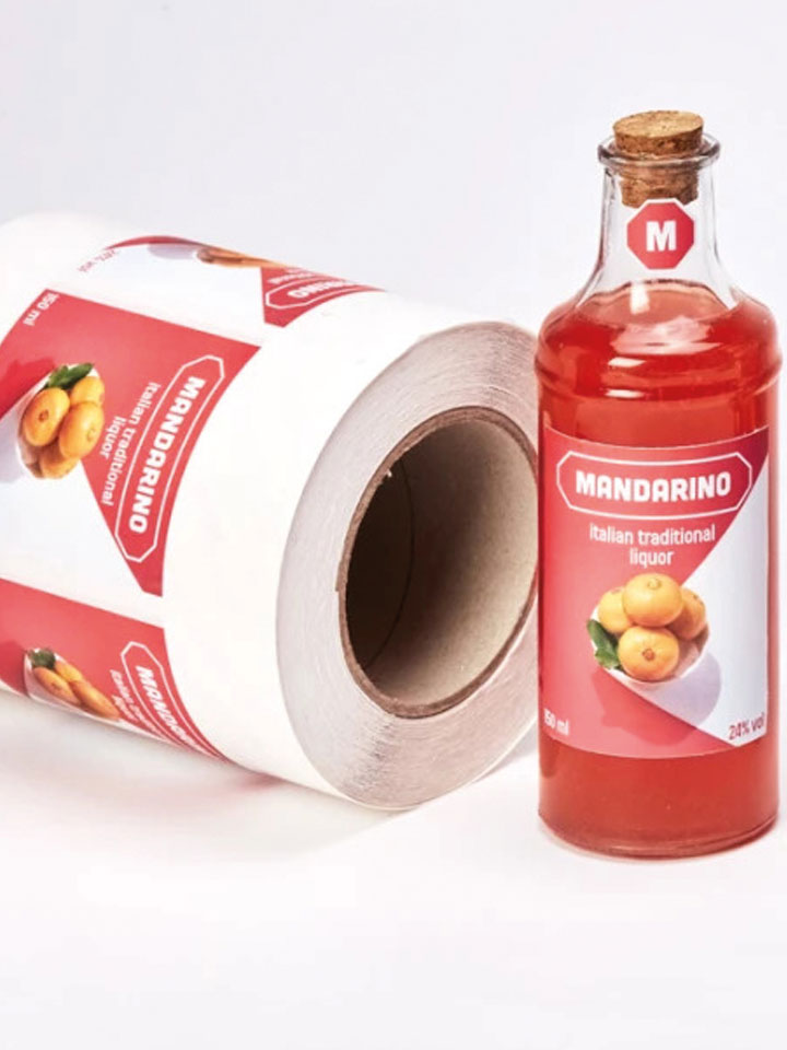 Private Labels on a roll Printng
