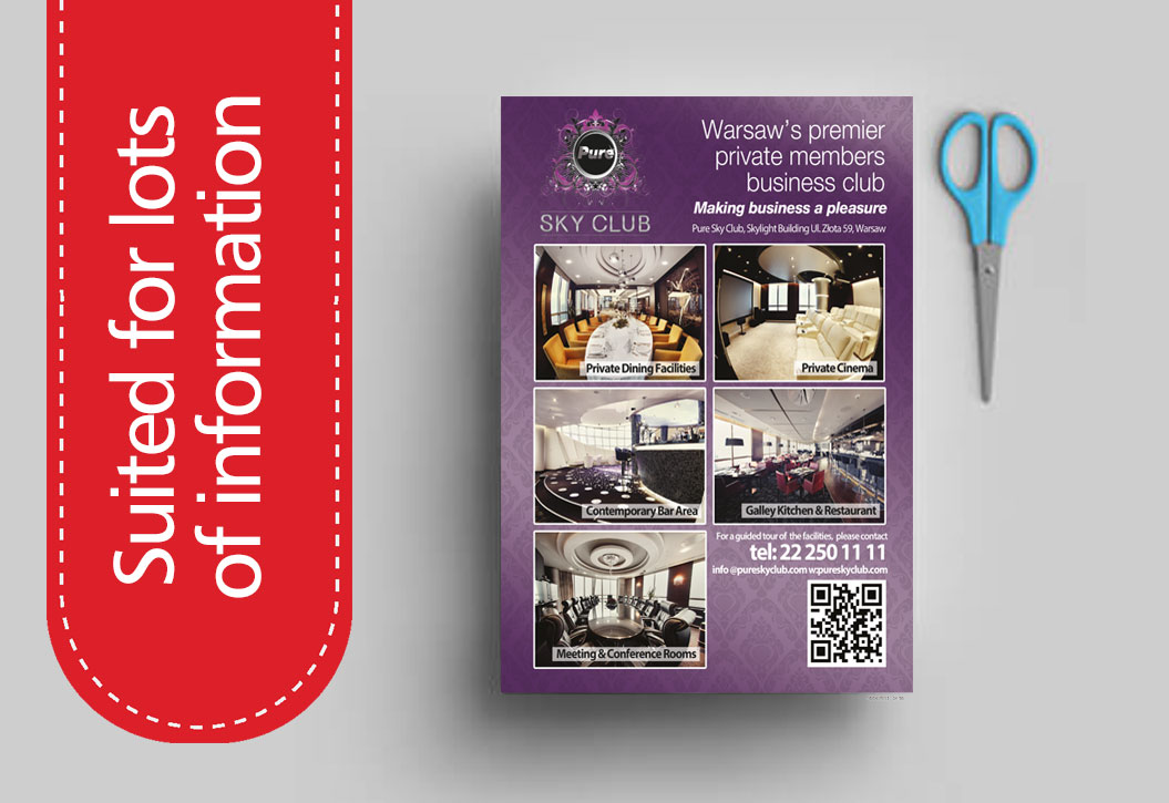 Rounded Corners Leaflet and Flyers Printing