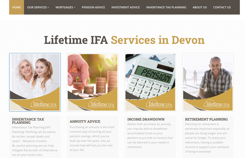 Financial Adviser Website Developer